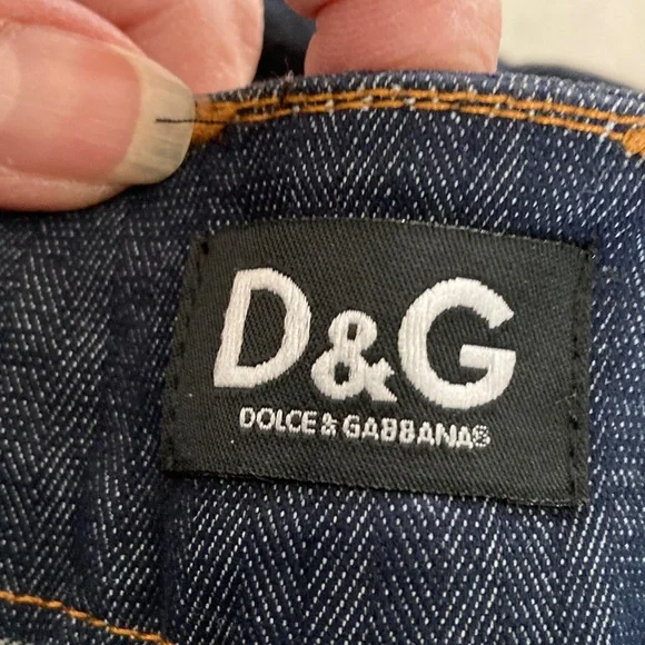 Dolce & Gabbana Women's Dark Blue Denim Jeans - Picture 2 of 9